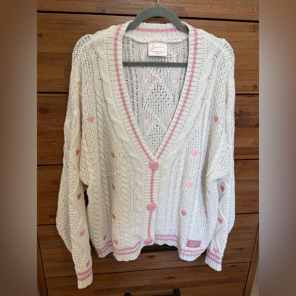 Official Taylor Swift Lover Cardigan NEW M/L